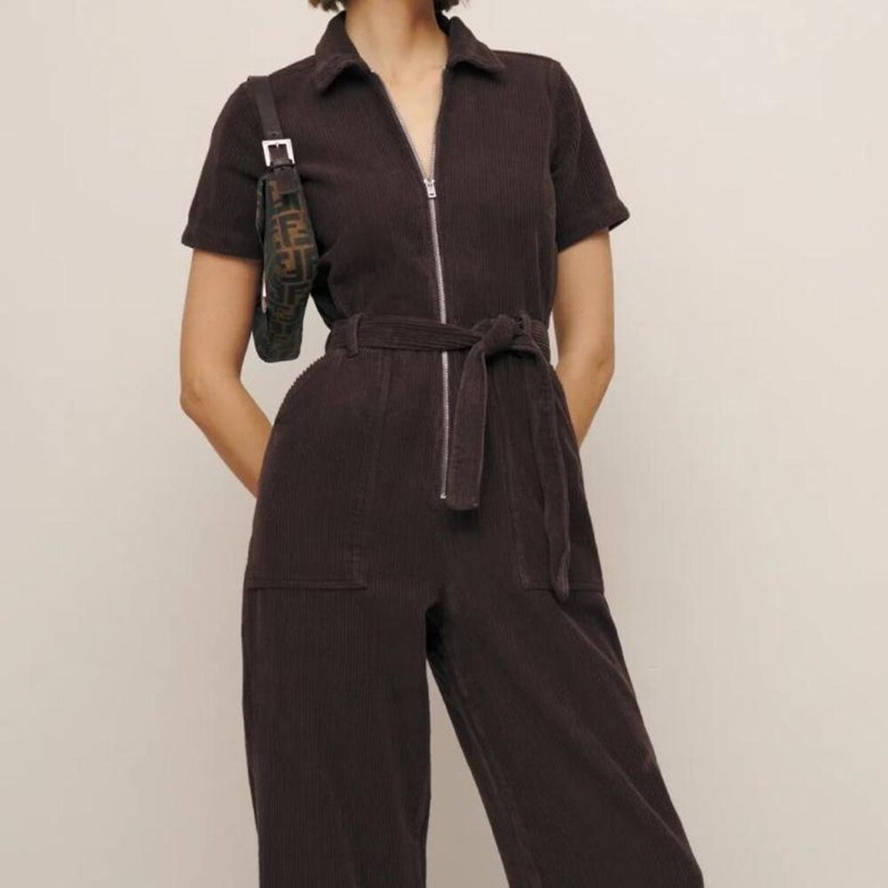 Reformation Cassidy Corduroy Jumpsuit